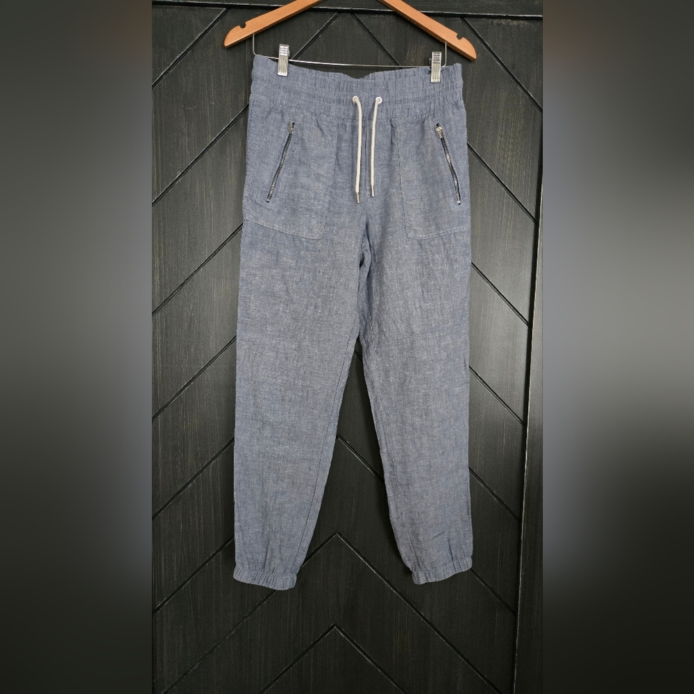 Athleta Cabo Linen Joggers Size 4